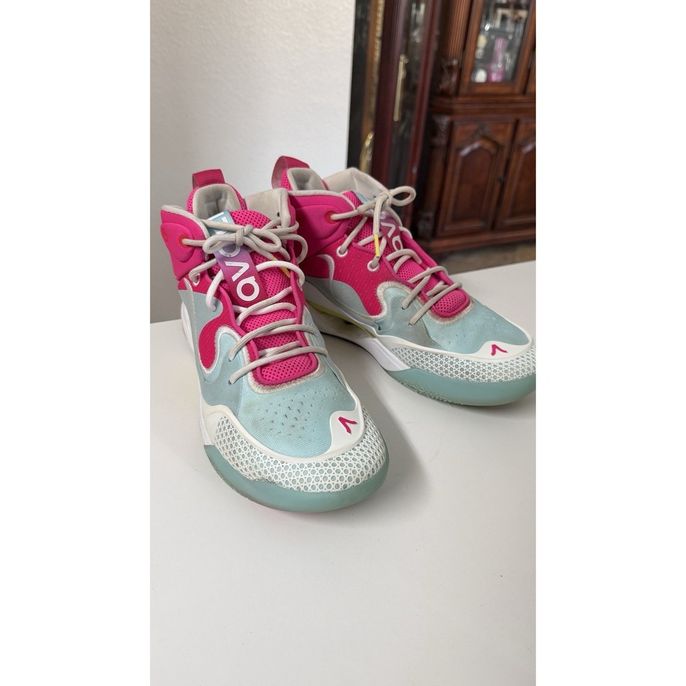 Avoli Vol 1 Mid Volleyball Shoes Womens Size 10 Cotton Candy Pink Blue FA21G-100